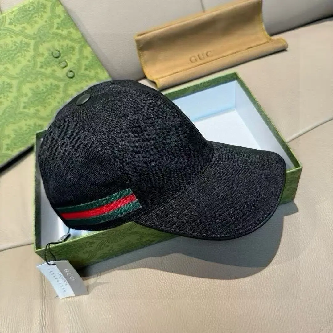 GUCCI GG Monogram Webbing Baseball Cap Basic Collection