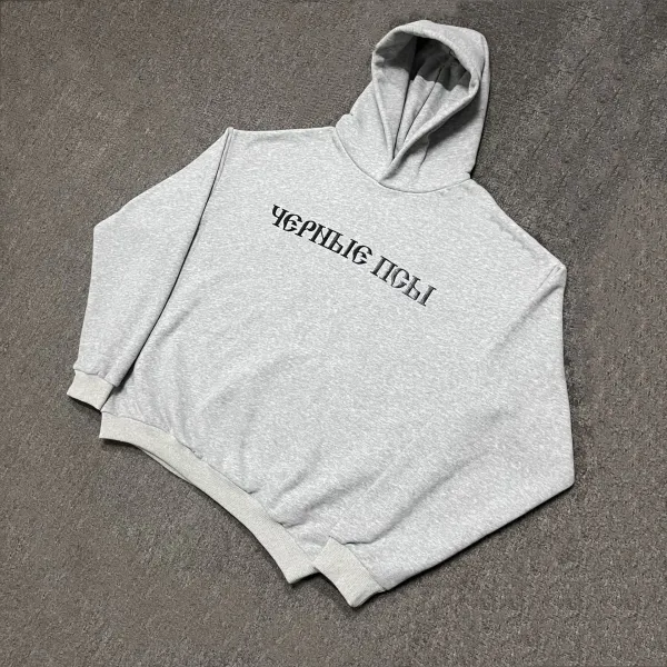 Чёрные Псы Hoodie Gray - 1