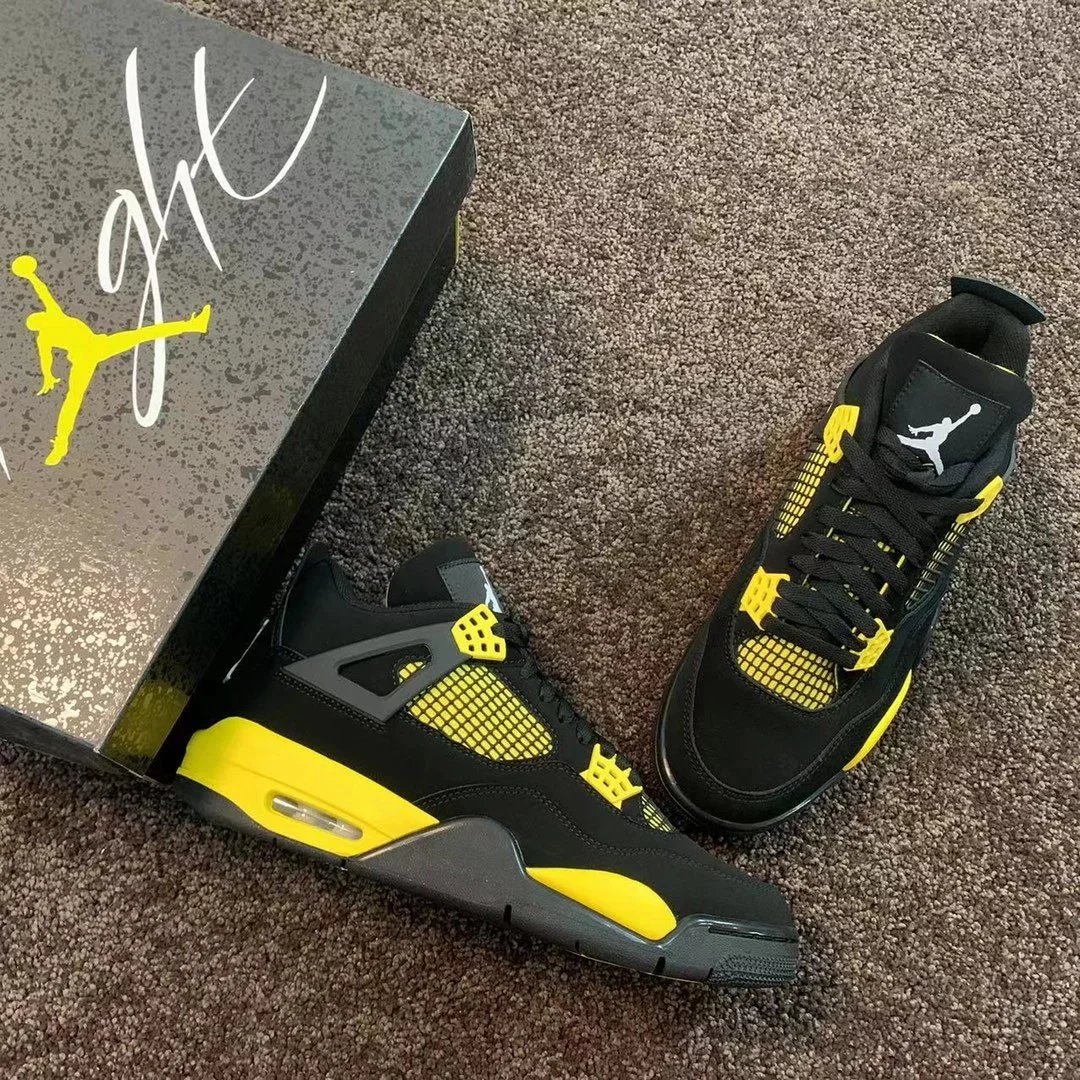 Little Green X Version AJ4 Black Yellow Thunder DH6927-017