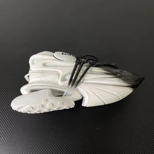 Balmain B-Balmain White Gradient Sneakers Chunky Sneakers - 1