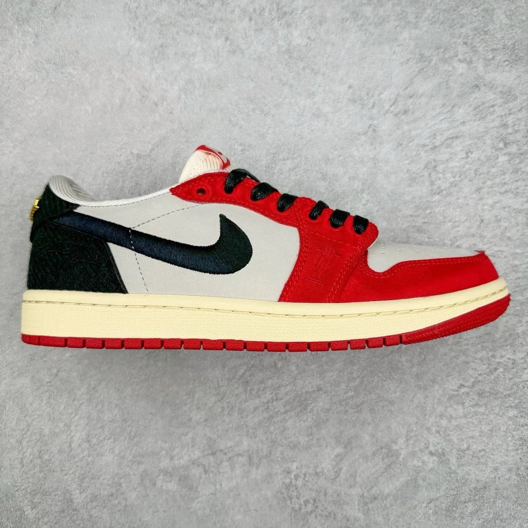 AJ1 Low Low-Top JORDAN SON OF A SON OF A SAINT Collaboration White Black Red FN0432-100