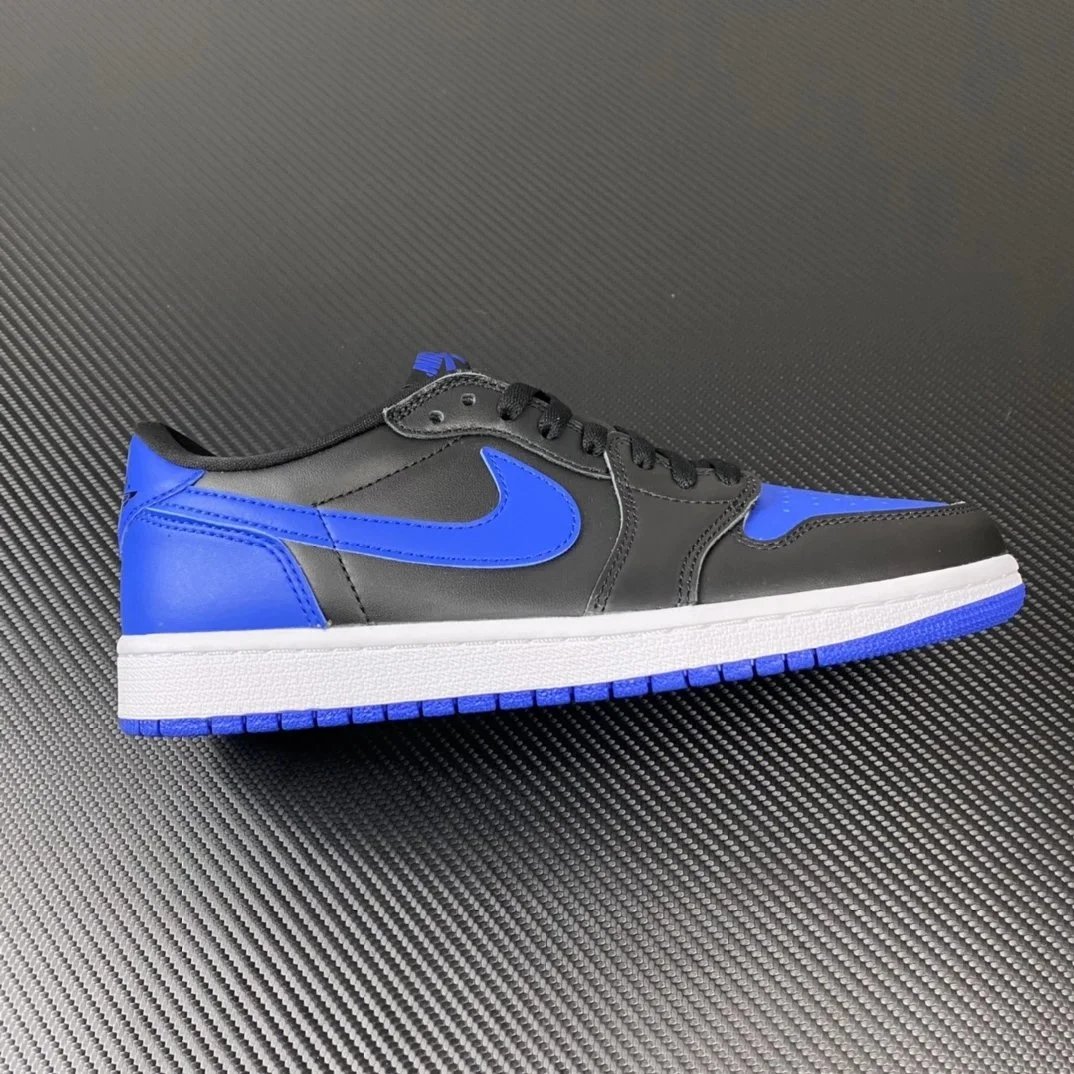 AJ1 low cut black blue 709999-004