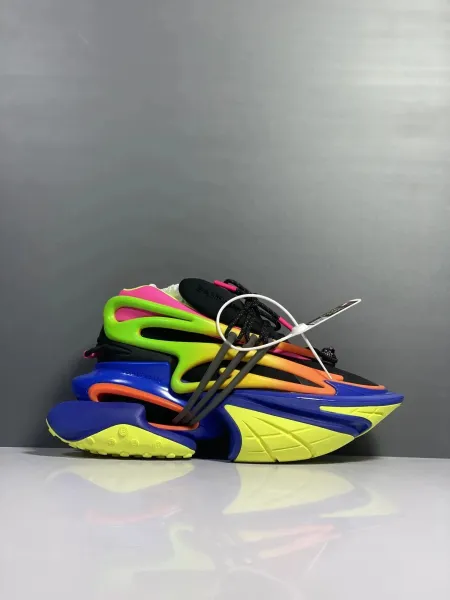 Balmain X-Run Multicolor Chunky Sneakers - 1