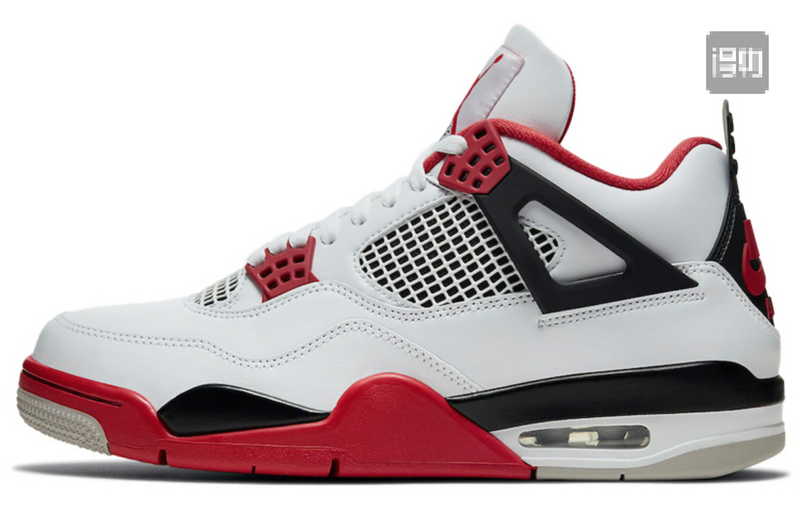 Small Green X: AJ4 Flame Red DC7770-160