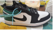 Air Jordan 1 Retro Low 'Black/Green Toe' 553558-113