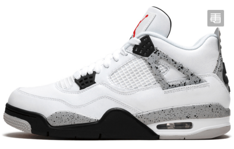 Little Green X: AJ4 White Cement 840606-192