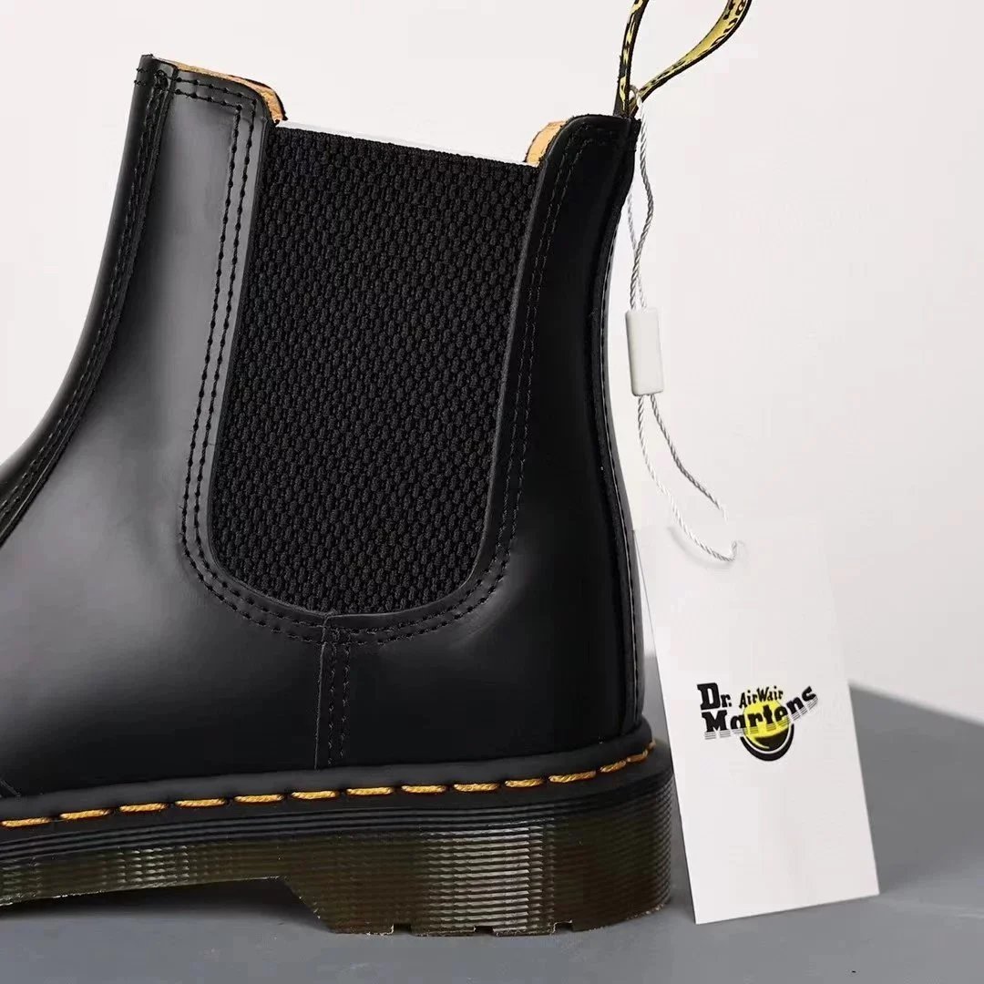 Dr. Martens 1460 Pascal Black Pebbled Leather Boots Martin Boots - 10