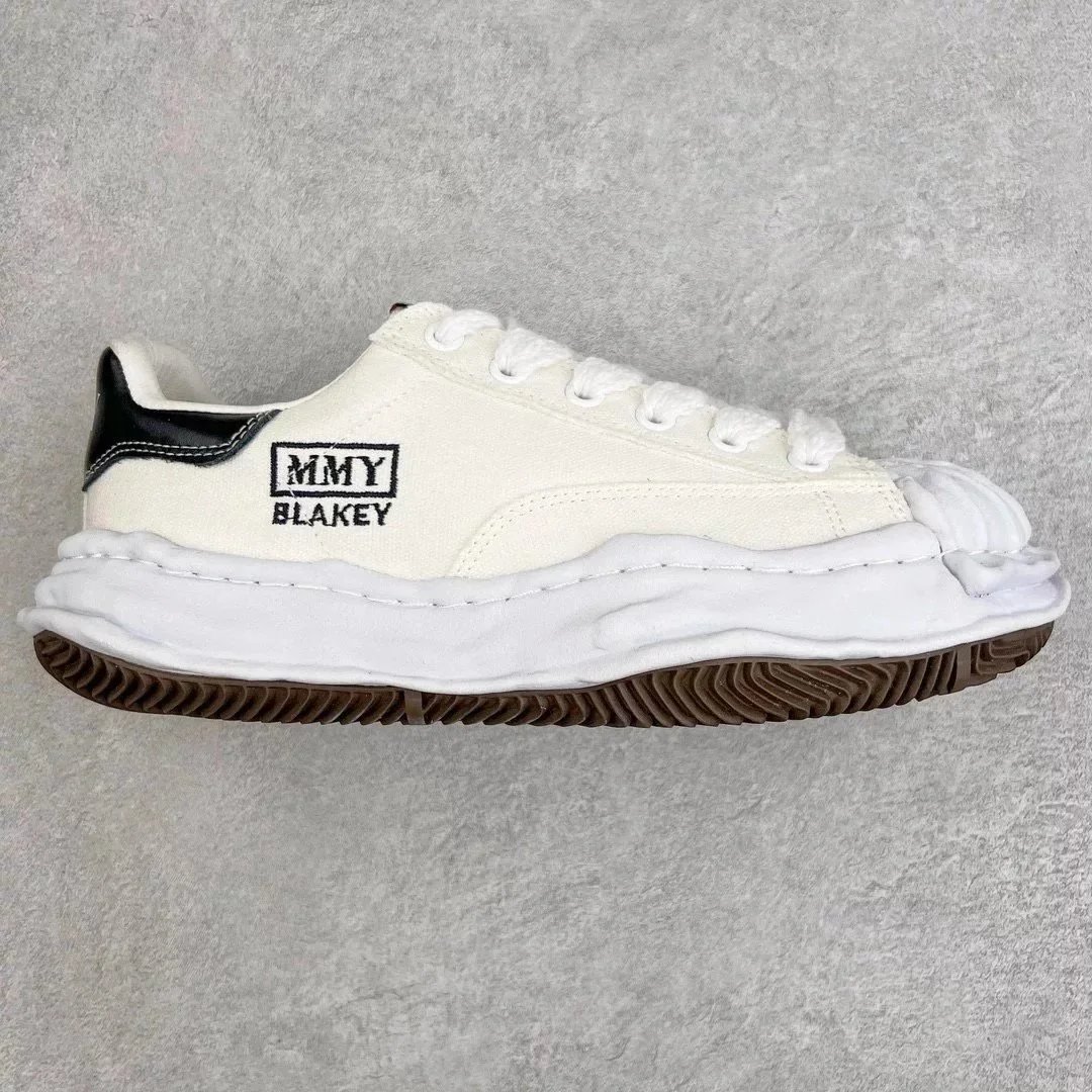 Maison Mihara Yasuhiro MMY Pure White Denim Black & Silver Soled
