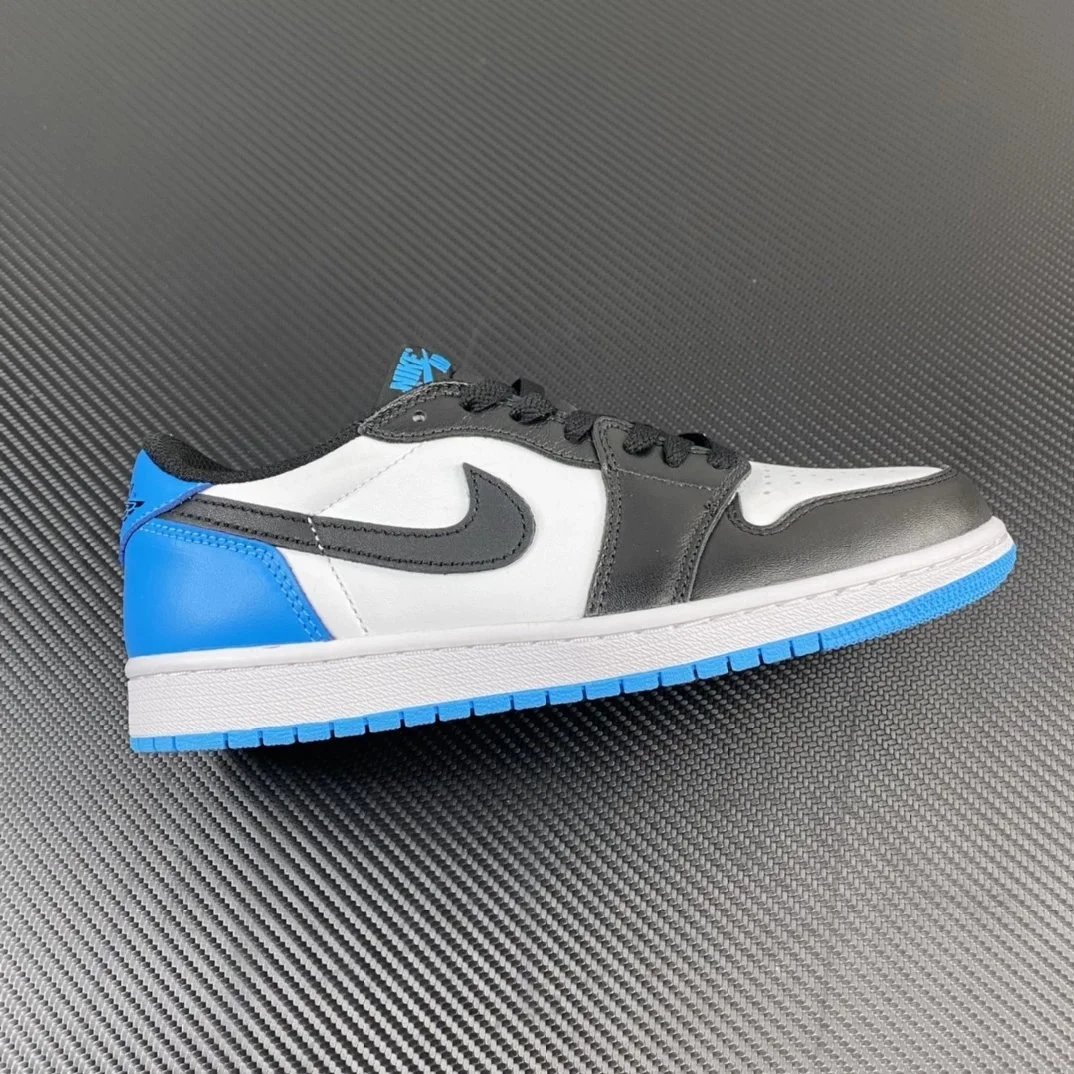 AJ1 OG Low Black White Blue CZ0790-104