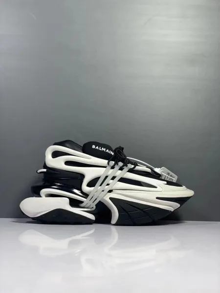 Balmain Paradox Sneakers Black and White Chunky Sneakers - 1