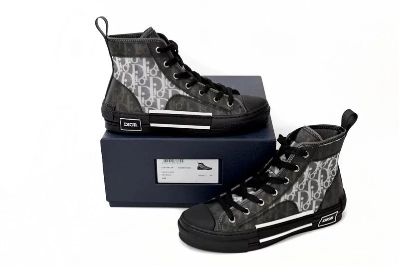 Dior B23 High-Top Sneakers Light Blue - 8
