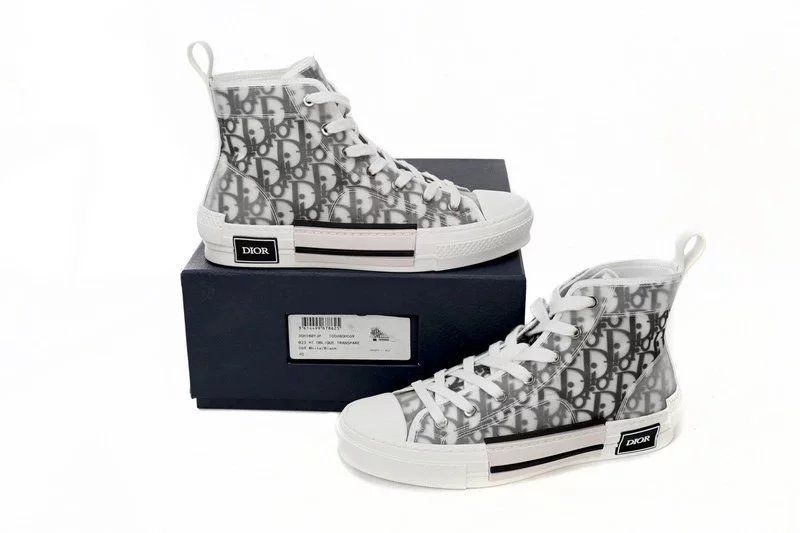 Dior B23 High-Top Sneakers Light Blue - 11
