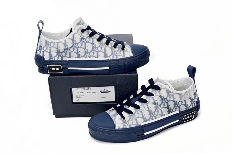 Dior B23 High-Top Sneakers Light Blue - 12