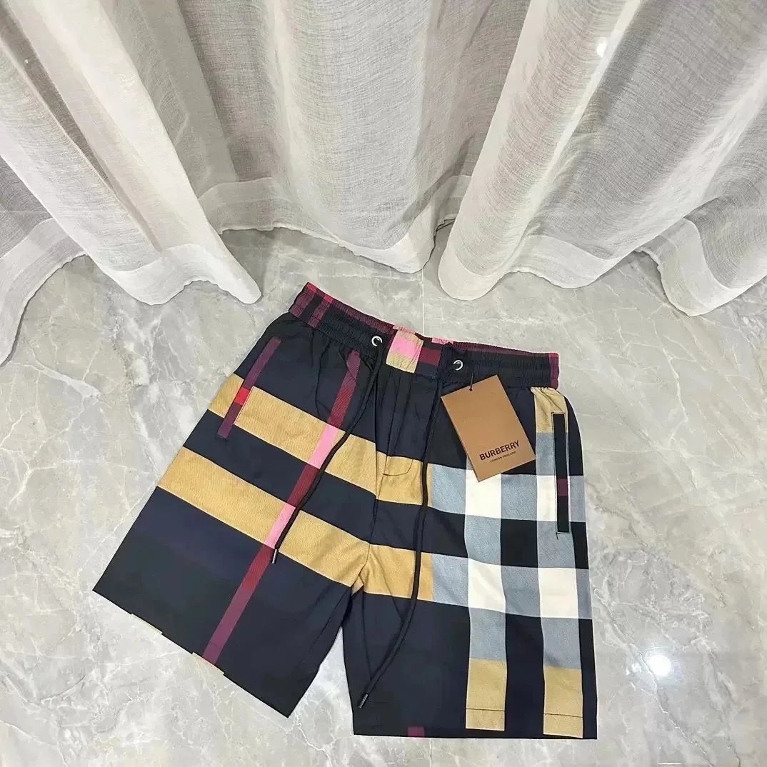 Burberry Check Drawstring Shorts — Multiple Patterns product photo 3