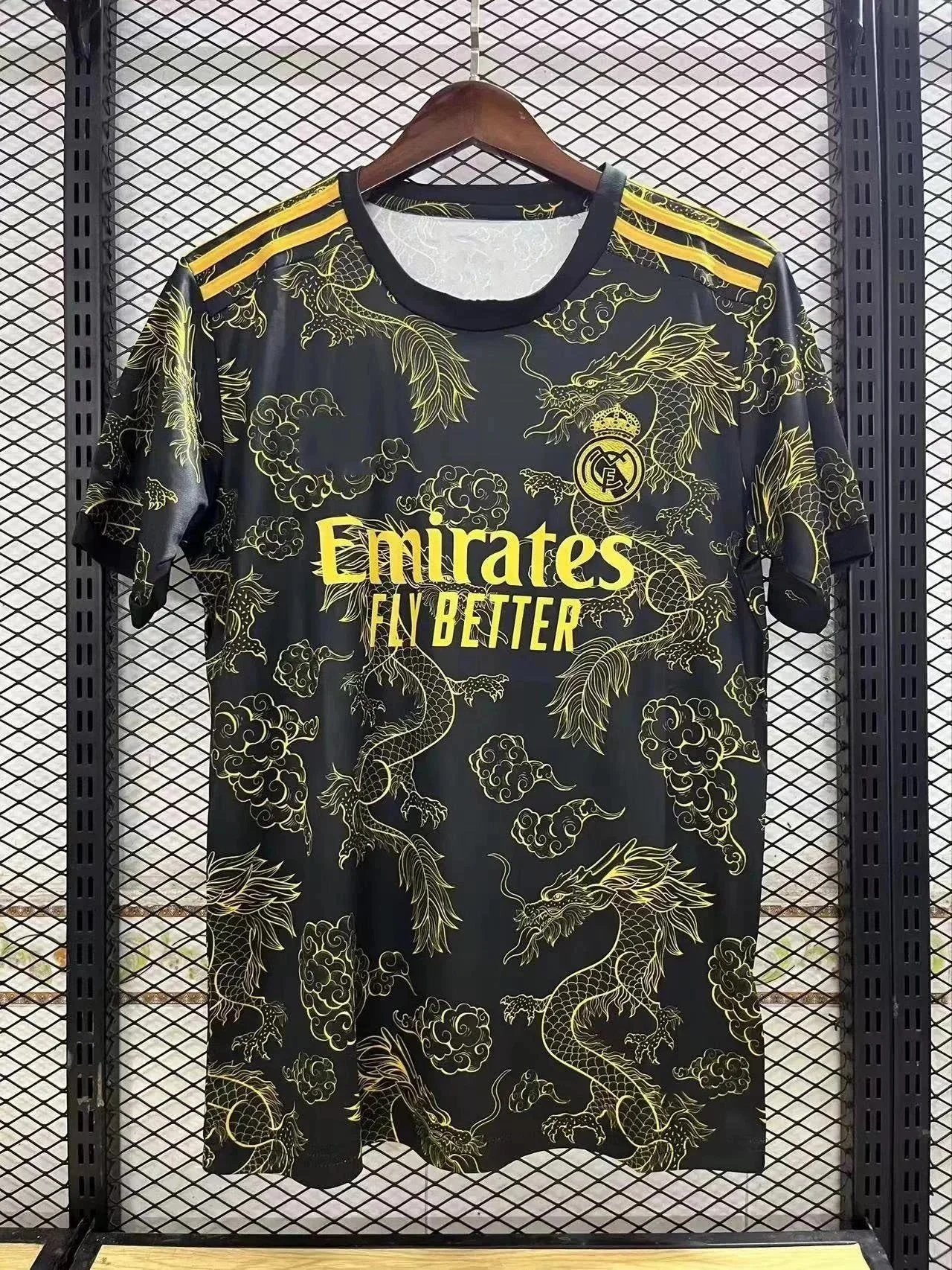 Real Madrid Real Madrid Royal Dragon Special Edition Jersey Black