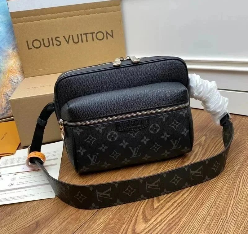 Louis Vuitton Crossbody Bags Monogram zip bag with wide logo strap image 7