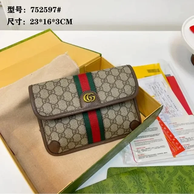 Louis Vuitton Crossbody Bags Monogram zip bag with wide logo strap product detail image 8