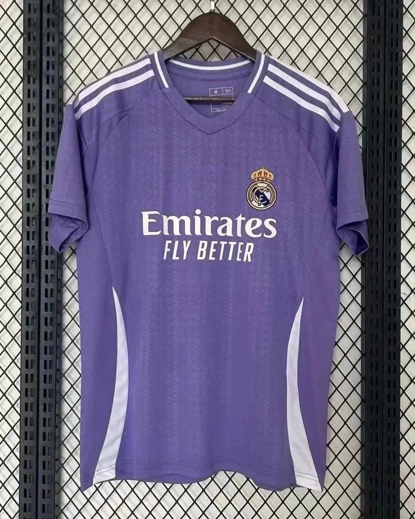 Real Madrid Real Madrid Royal Purple Away Jersey Purple