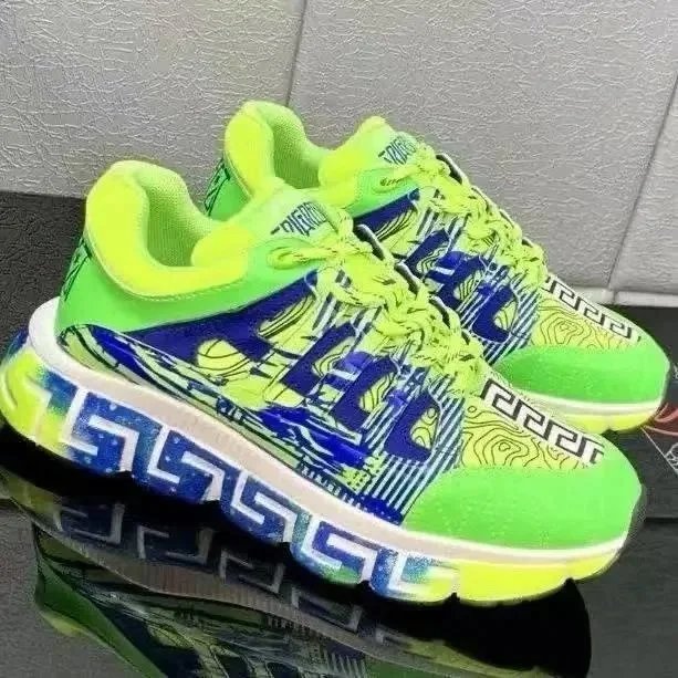 Versace Versace Sneakers Green/Yellow Colorway Green