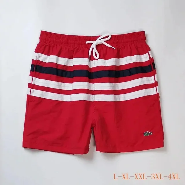Lacoste Shorts Drawstring striped with crocodile logo product detail image 4