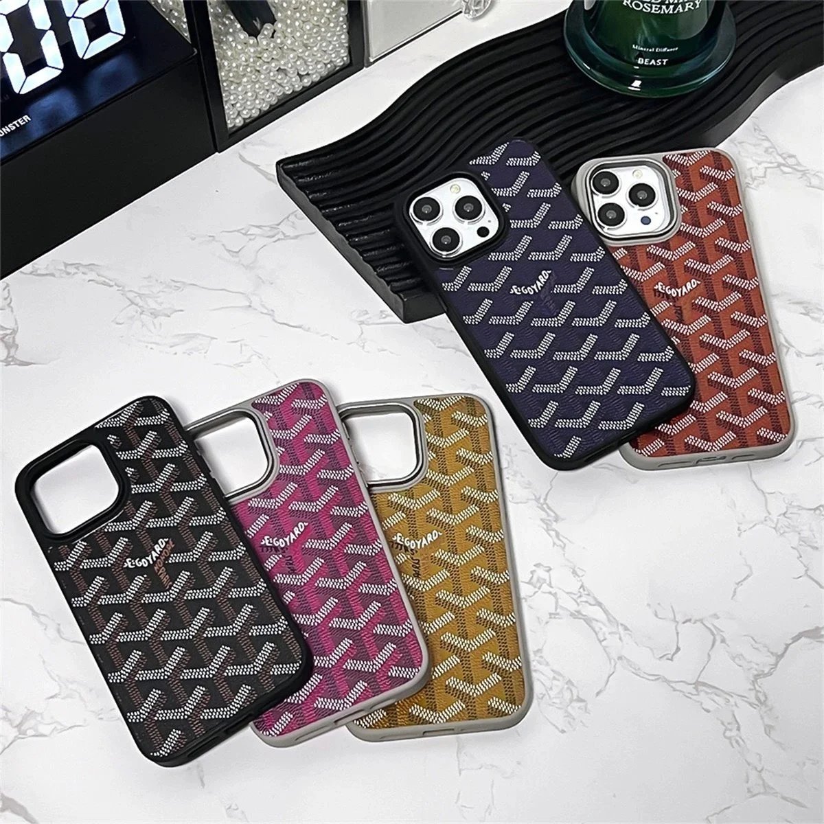 Goyard GG Monogram iPhone Case
