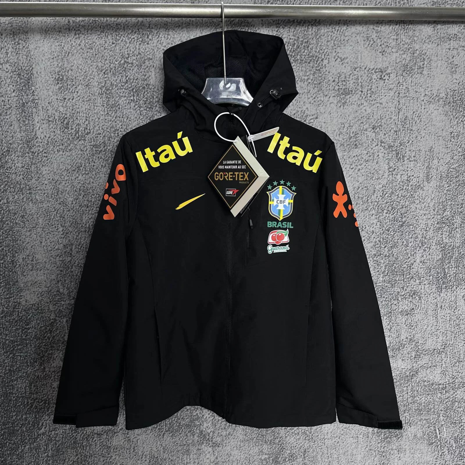 Brazil Black Thin Windbreaker - EU Size