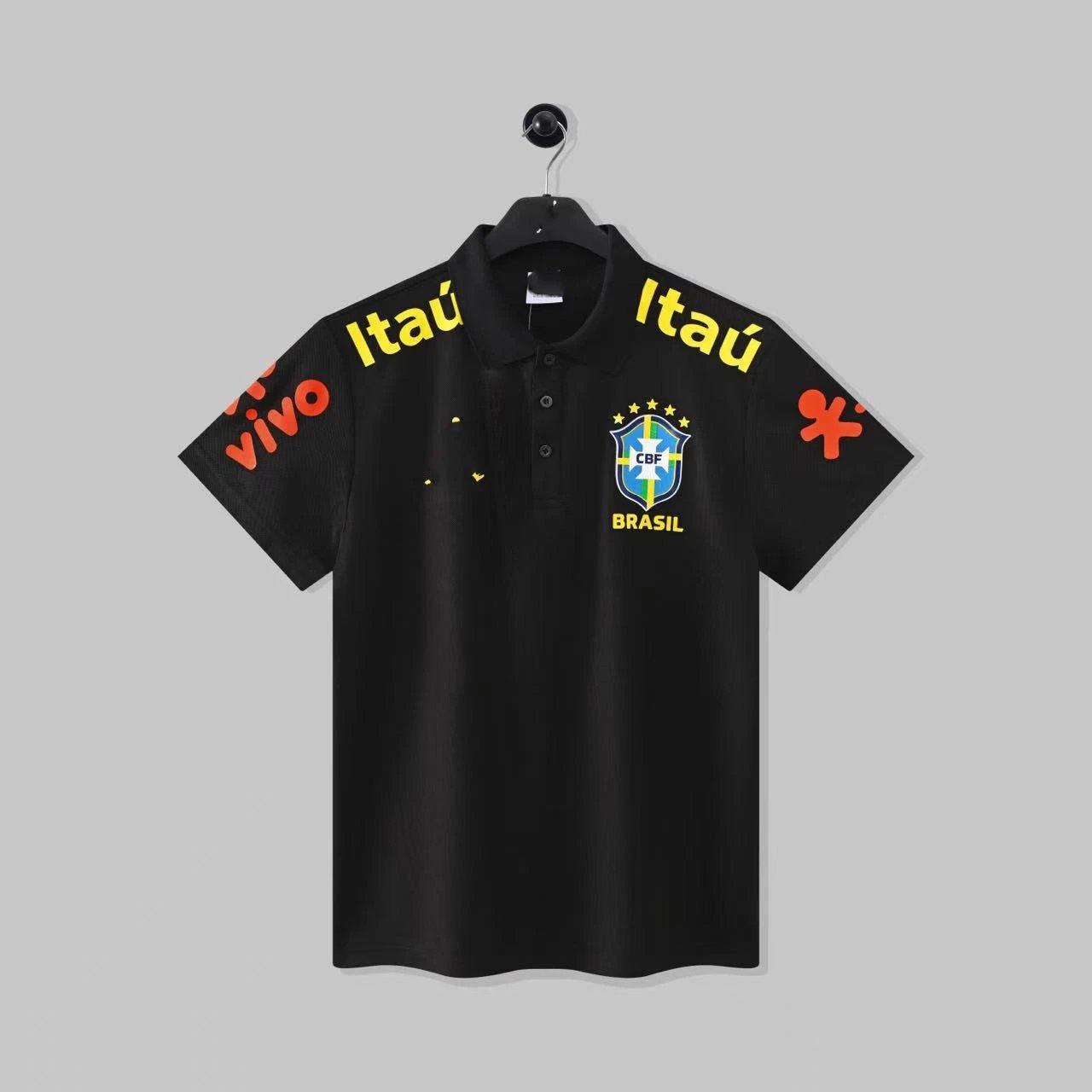 Brazil Black Jumpman Polo Style