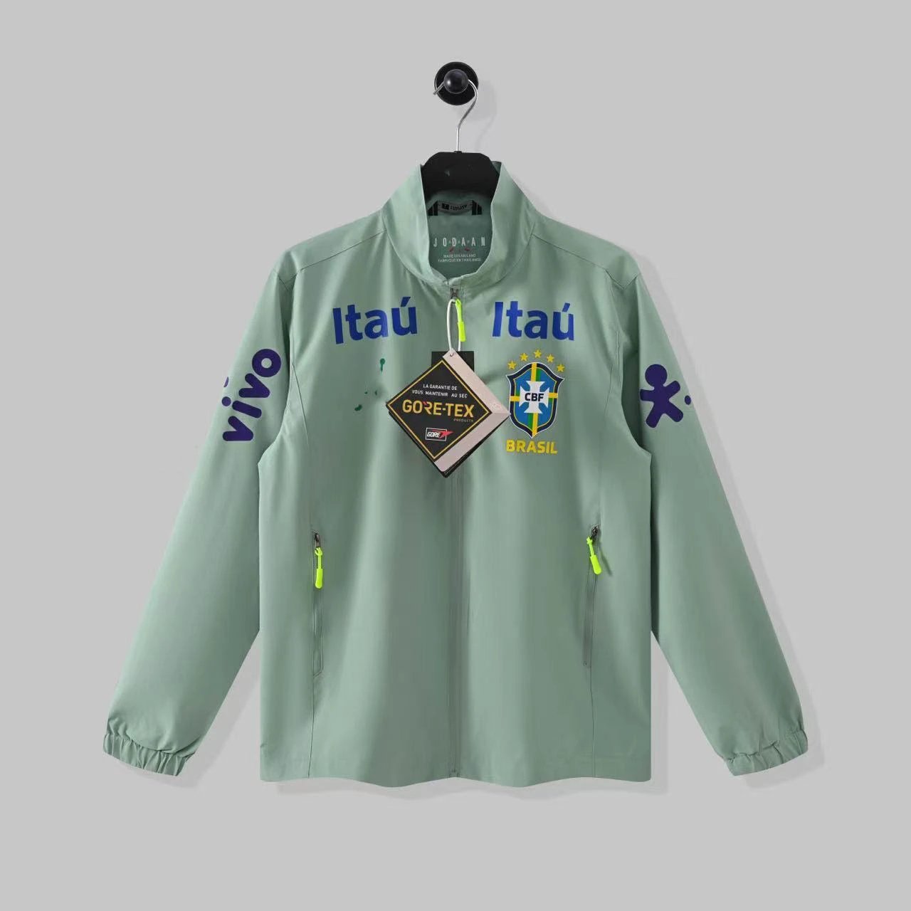 Brazil Green Stand Collar Jumpman Style - EU Size