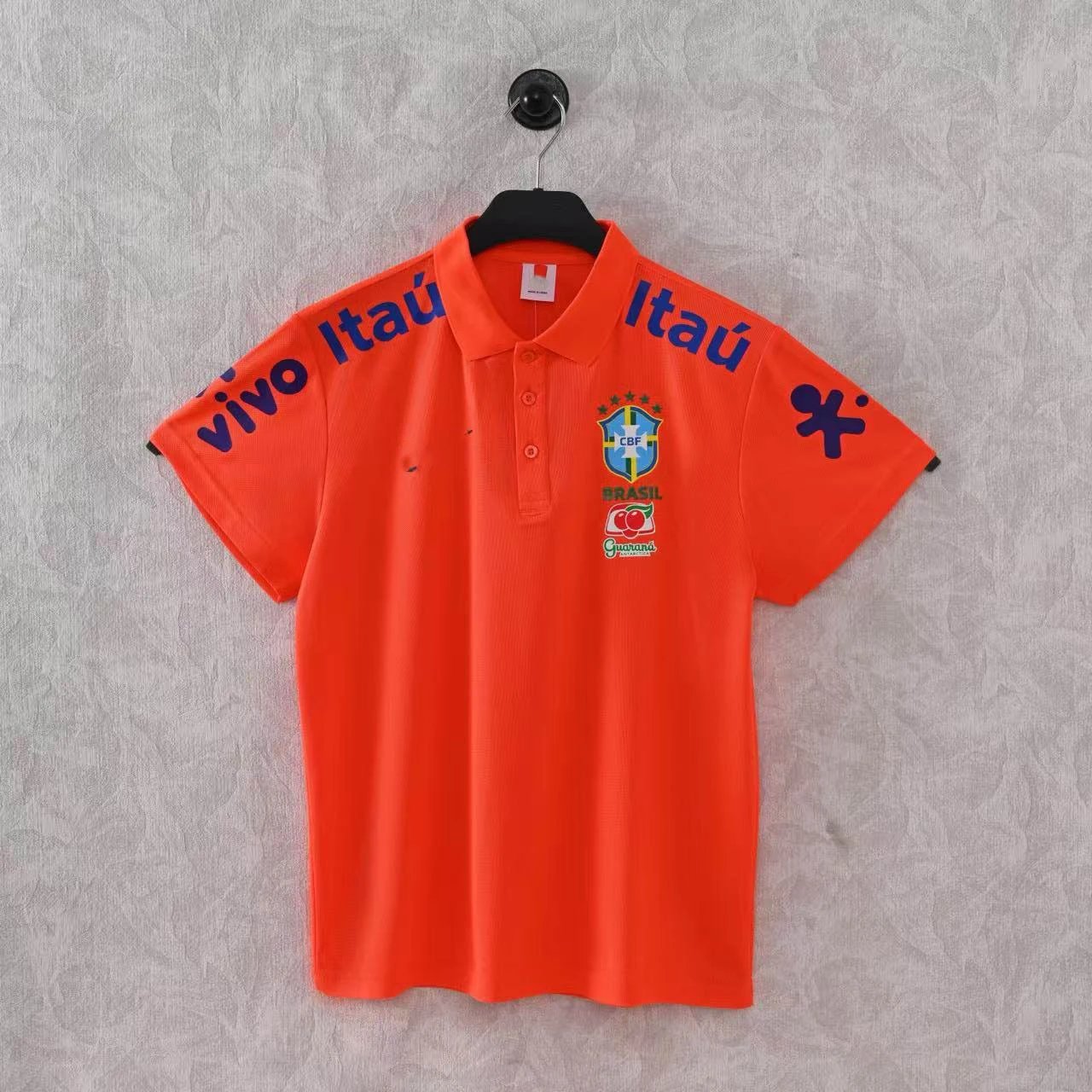 Brazil Orange Neymar Polo Style