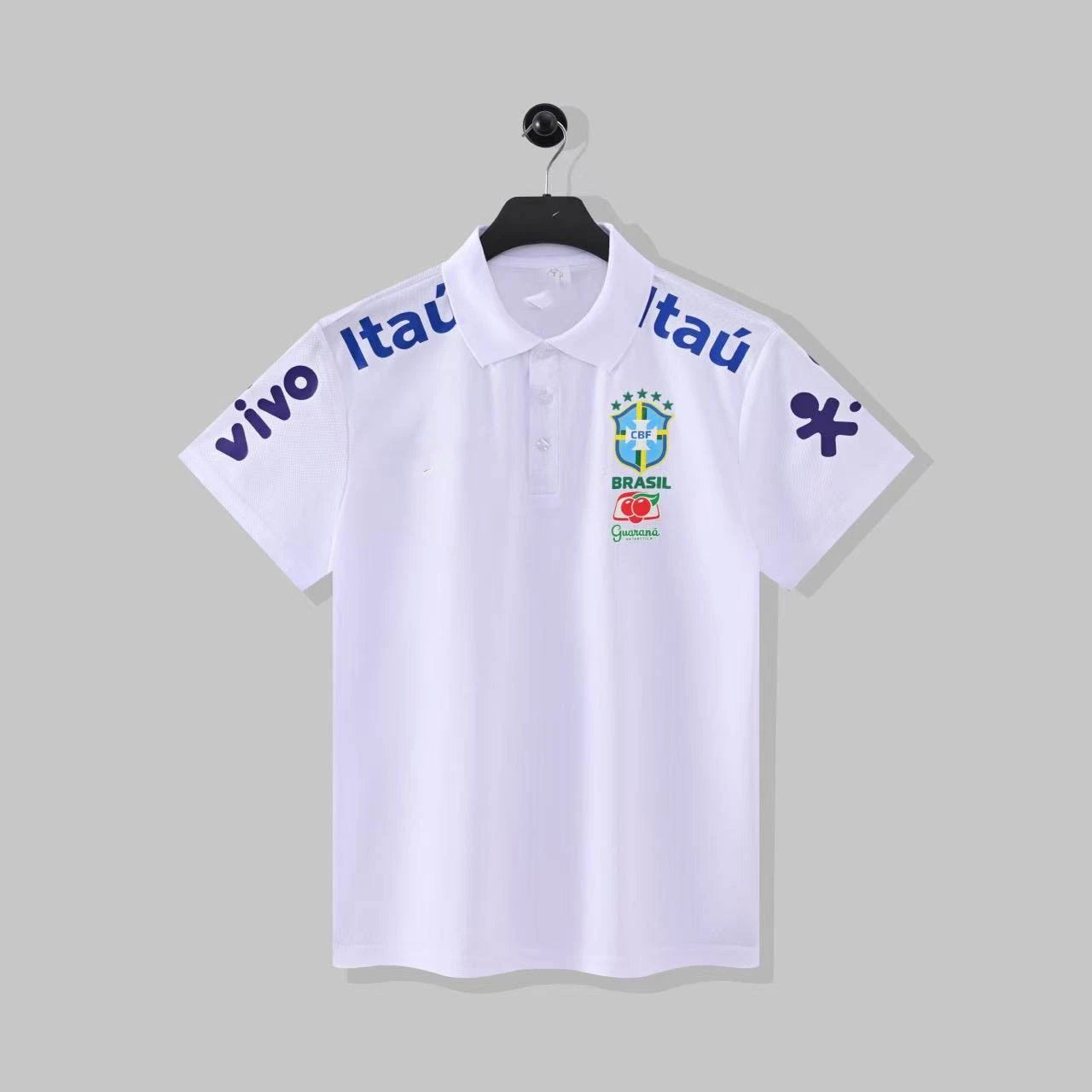 Brazil White Neymar Polo Style