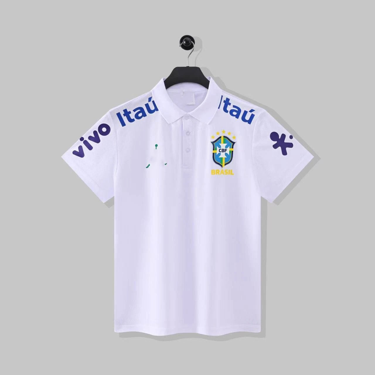 Brazil White Jumpman Polo Style