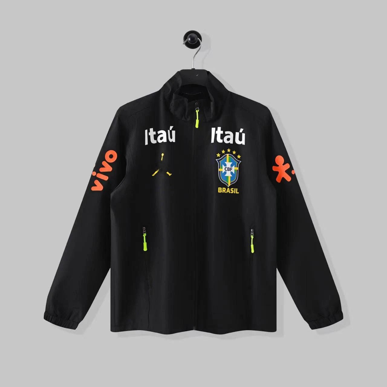 Brazil Black Stand Collar Jumpman Style - EU Size