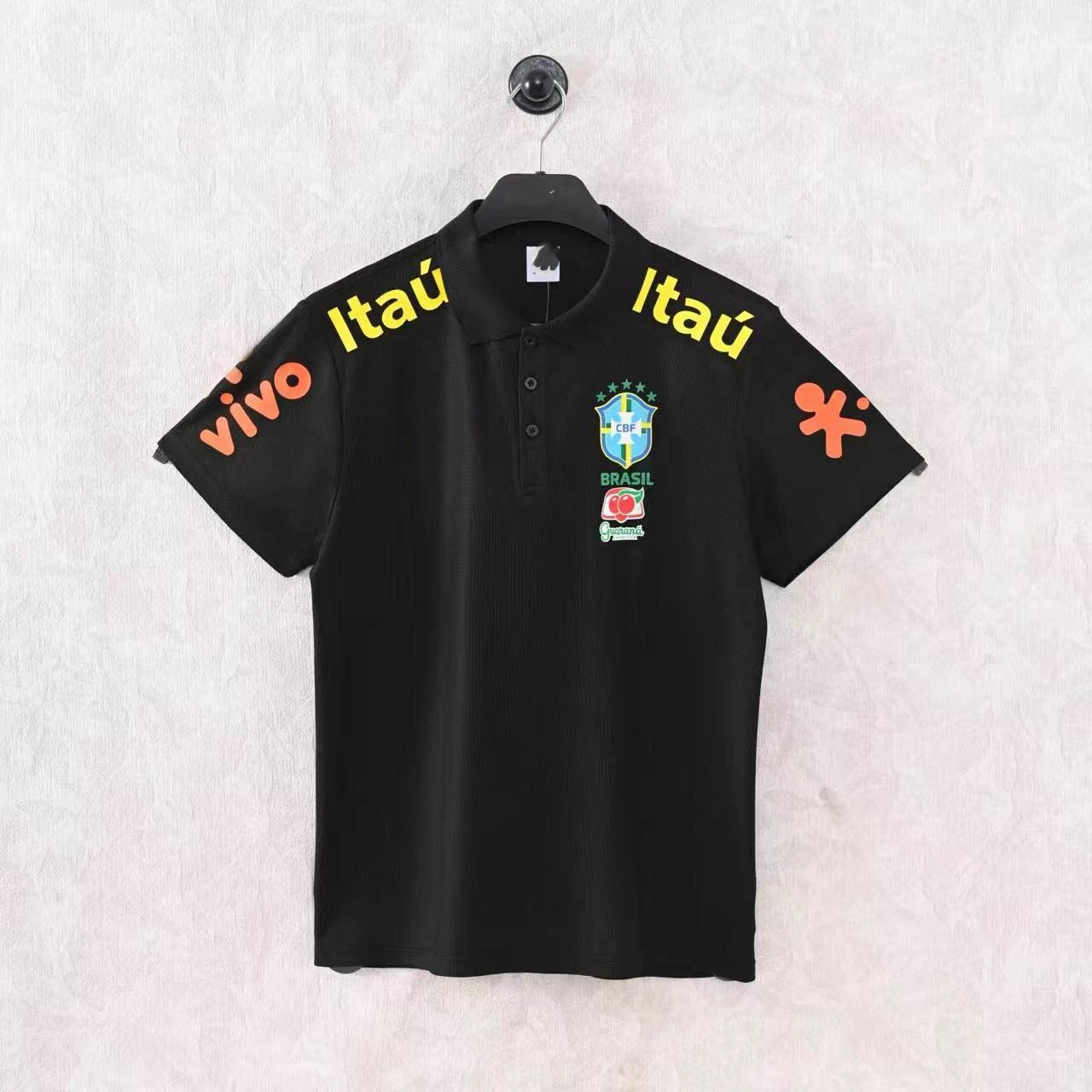 Brazil Black Neymar Polo Style