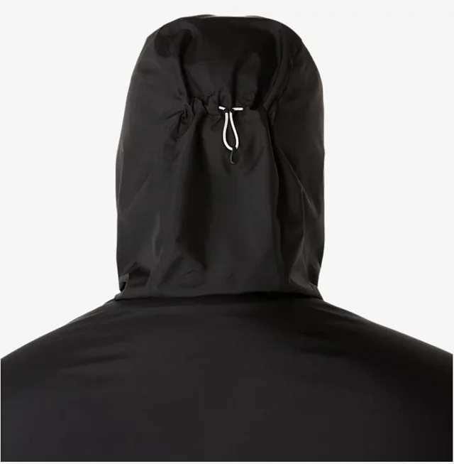 ASICS Jackets Hooded full-zip windbreaker jacket with contrast zipper and dotted sleeve graphic product detail image 3