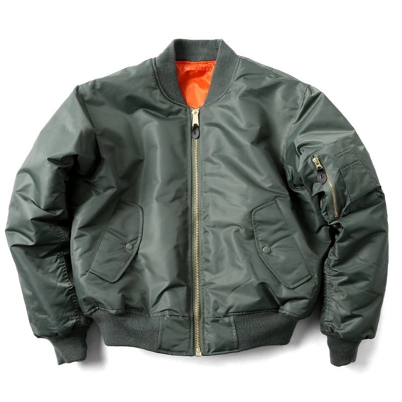 American Workwear Pilot Cotton Suit Men's Bread Loose Short Air Force Winter Couple's Baseball Vintage