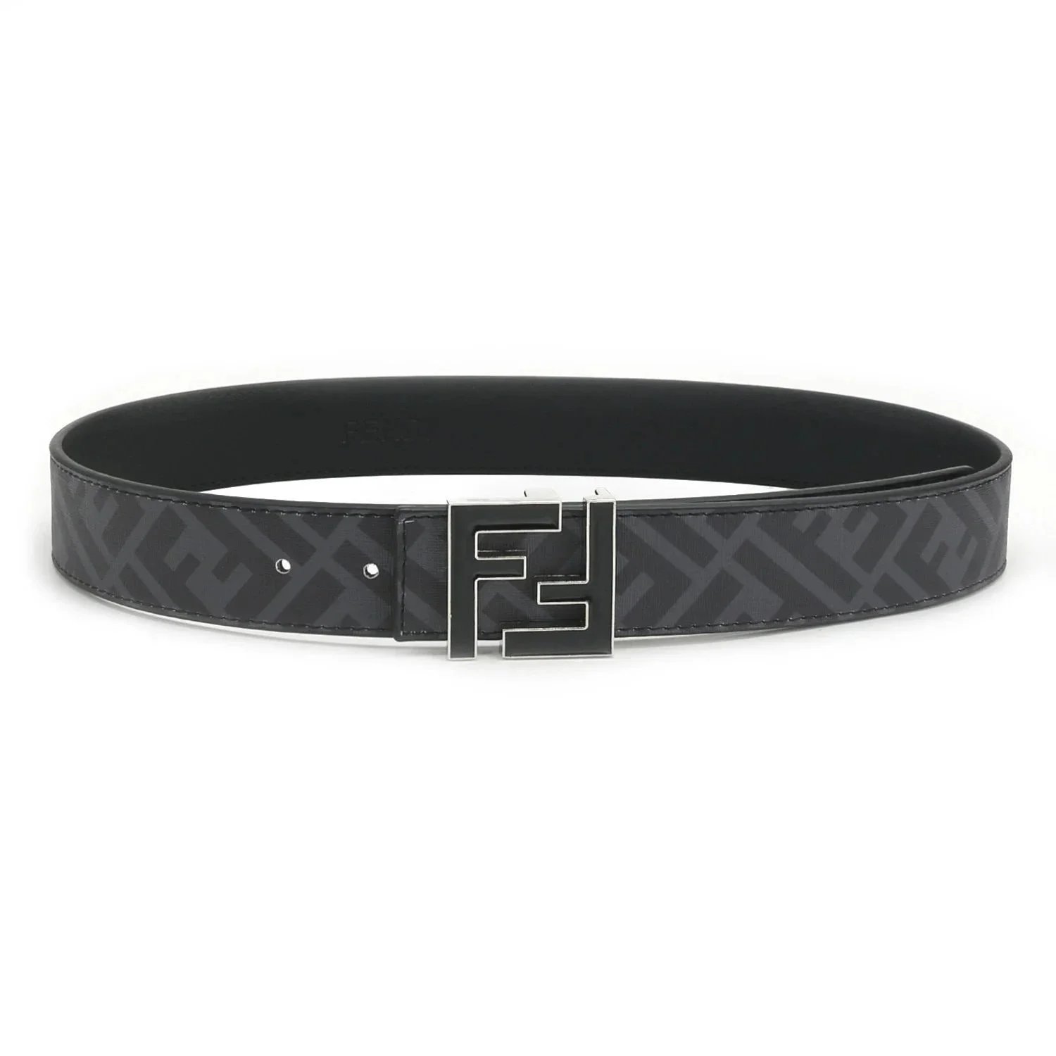 Black and blue belt body+silver rubber buckle