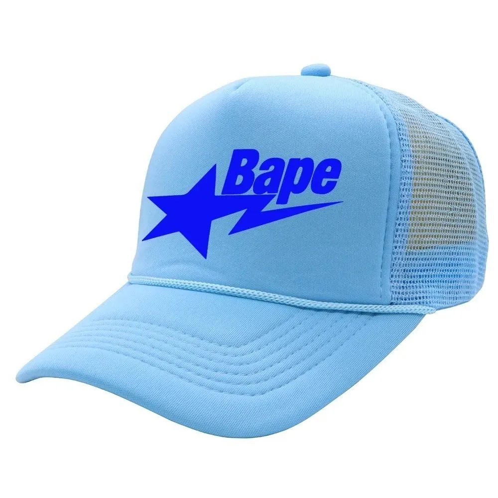 Blue Star Six-Line String Cap - All Blue