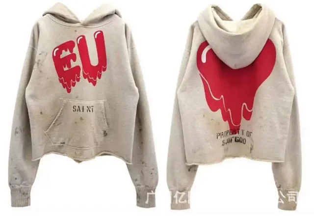 Unbranded Hoodies & Sweatshirts Distressed Graphic Print Hoodie product detail image 21