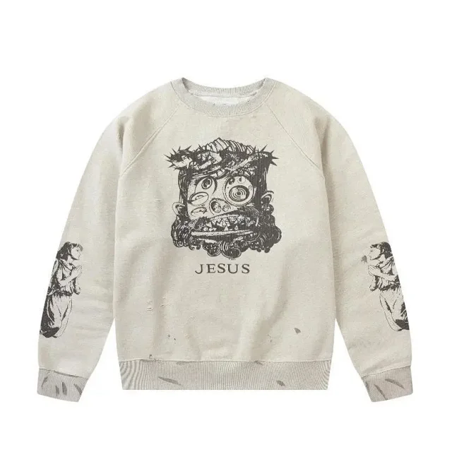 Unbranded Hoodies & Sweatshirts Distressed Graphic Print Hoodie product detail image 55