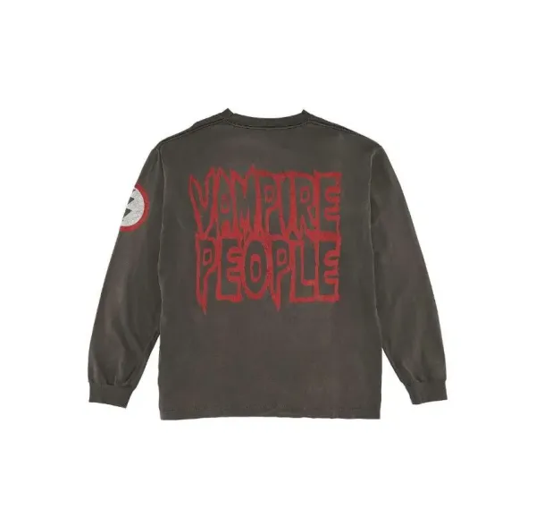 The Salvation Army x Streetwear Collaboration Distressed Olive Long-Sleeve T-Shirt - 68