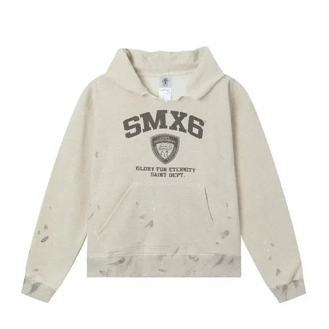 Unbranded Hoodies & Sweatshirts Distressed Graphic Print Hoodie product detail image 24