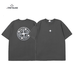 Stone Island Compass Logo T-Shirt Gray - 17