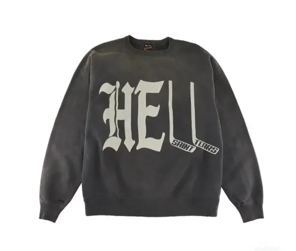 The Salvation Army x Streetwear Collaboration Distressed Olive Long-Sleeve T-Shirt - 43