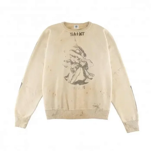 Unbranded Hoodies & Sweatshirts Distressed Graphic Print Hoodie product detail image 52