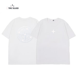 Stone Island Compass Logo T-Shirt Gray - 15