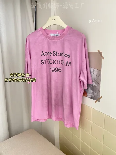 Acne Studios Stockholm 1996 Cotton Candy Pink T-Shirt - 1