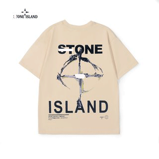 Stone Island Compass Logo T-Shirt Gray - 13