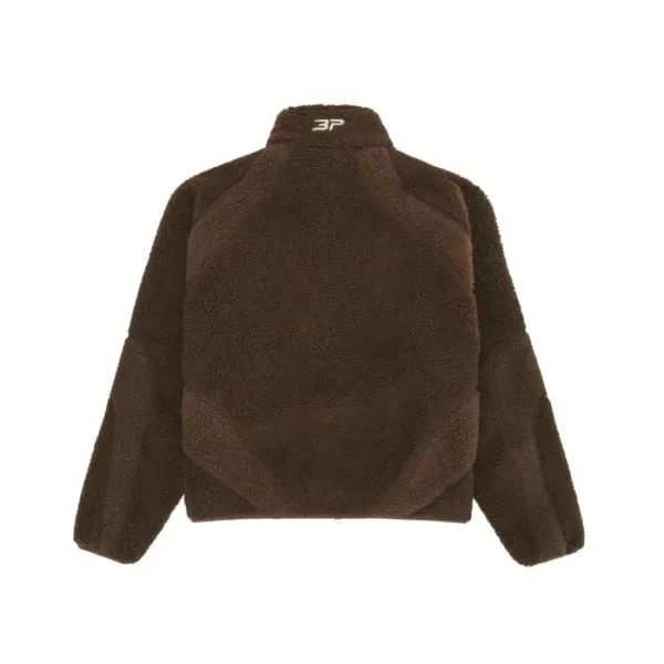 Design 3F Sherpa Fleece Jacket Black / Gray Outerwear.jacket - 6