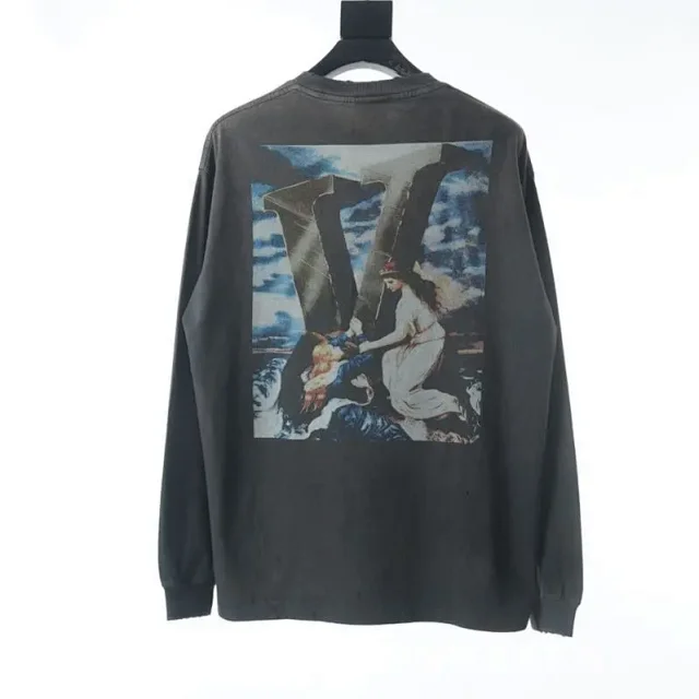 Unbranded Hoodies & Sweatshirts Distressed Graphic Print Hoodie product detail image 69