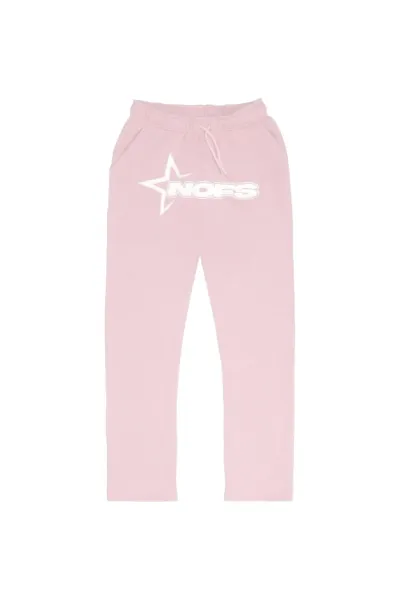NOFS Star Logo Pink Sweatpants - 1